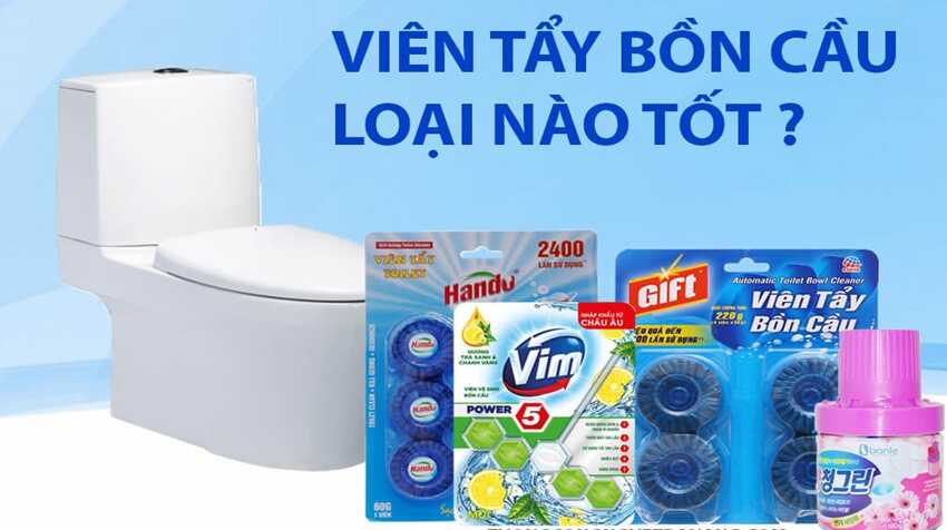 viên tẩy bồn cầu