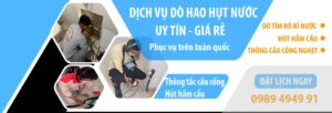 Dò tìm rò rỉ nước Khánh Hòa