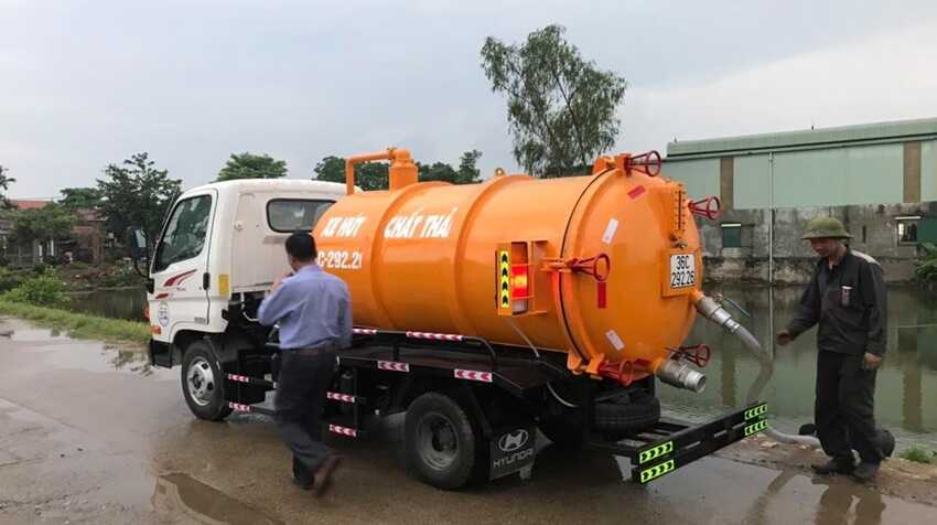 Hút bể phốt Đan Phượng